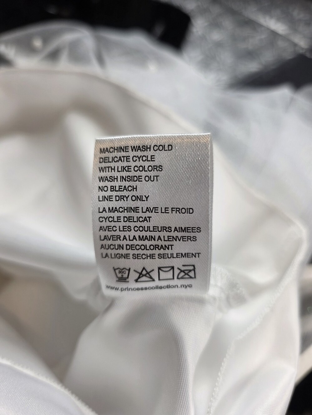 American Princess Tulle Optic White Dress - Picture 6 of 6